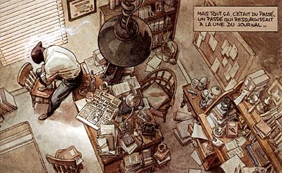 [Kadr z komiksu "Blacksad"]