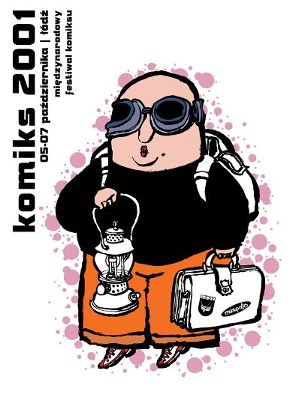 [Plakat Midzynarodowego Festiwalu Komiksu KOMIKS 2001]