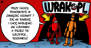 [Kadr z komiksu, który na zlecenie WRAKa wykonali w 2005 roku Marek Lachowicz i Tomasz „TJFK” Kuczma.]