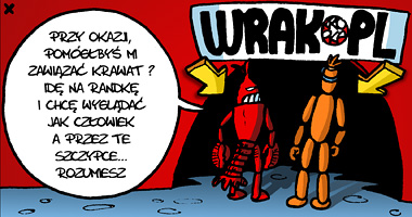 [Kadr z komiksu, ktry na zlecenie WRAKa wykonali w 2005 roku Marek Lachowicz i Tomasz „TJFK” Kuczma.]