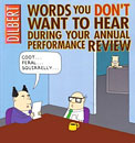 ["Dilbert" book 22: "Words You Don't Want to Hear During Your Annual Performance Review"]